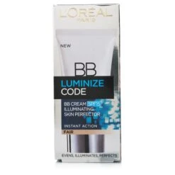 L'Oreal Chiave Giovinezza Luce Pura Bb Crema Pelle Medio Chiara 50 Ml Illuminante