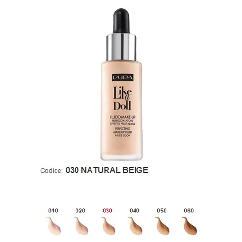 Pupa Like A Doll Fluido Make Up N.030 3 Pupa Like A Doll Fluido Make Up N.030
