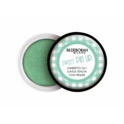 Deborah Ombretto Sweet Pin Up 2 In 1 Con Primer N.01 Acquamarine