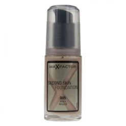 Max Factor Fondotinta Second Skin 45 Warm Almond