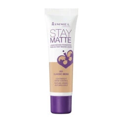 Rimmel Stay Matte N.201 Classic Beige Fondotinta 30 Ml