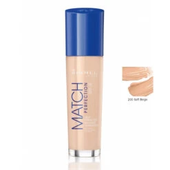 Rimmel MATCH PERFECTION Fondotinta Fluido 200 Soft Beige