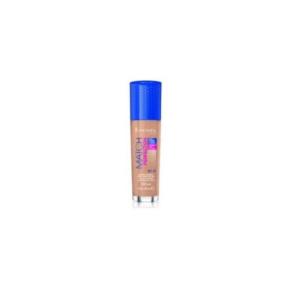 Rimmel - Match Perfection Foundation - Fondotinta Liquido 300 Sand 3 Rimmel - Match Perfection Foundation - Fondotinta Liquido 300 Sand