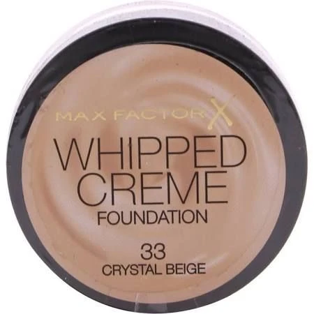 Max Factor Whipped Creme Foundation 18ml - Crystal Beige 33 3 Max Factor Whipped Creme Foundation 18ml - Crystal Beige 33