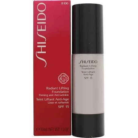 Shiseido Radiant Lifting Fondotinta 30ml SPF17 - B100 Very Deep Beige 3 Shiseido Radiant Lifting Fondotinta 30ml SPF17 - B100 Very Deep Beige