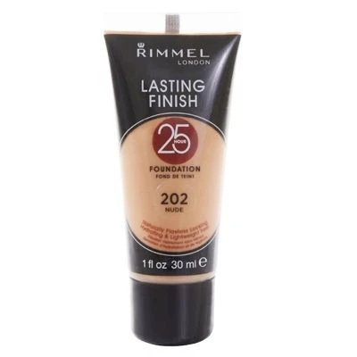 Rimmel Lasting Finish 25 Hour Fondotinta 30ml 202 Nude 3 Rimmel Lasting Finish 25 Hour Fondotinta 30ml 202 Nude