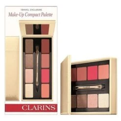 Clarins Make-Up Compact Palette 4 X Ombretti + 4 X Rossetti + 1 Applicatore