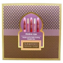 Sunkissed Moroccan Ombre Lips Confezione Regalo 3 X Matite Labbra + 2 X Lucidalabbra