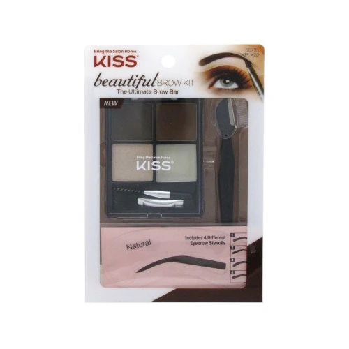 Kiss Beautiful Brow Kit Ombretto KPLK02C 3 Kiss Beautiful Brow Kit Ombretto KPLK02C