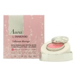 Swarovski Aura Collection Mariage Crystal Lucidalabbra A Ciondolo 1.3 G Rose