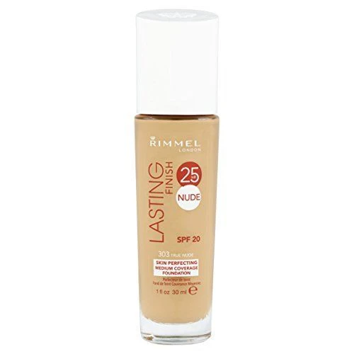 Rimmel Lasting Finish Nude Fondotinta 30 Ml True Nude 303 3 Rimmel Lasting Finish Nude Fondotinta 30 Ml True Nude 303