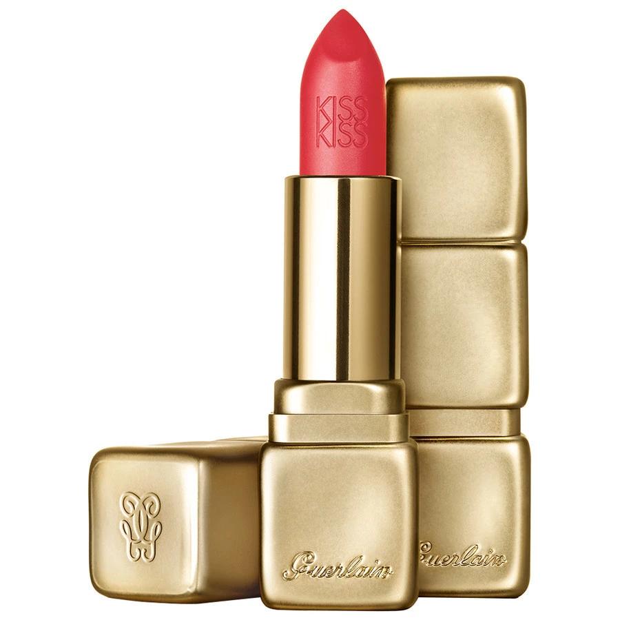 Guerlain Kisskiss Matte Rossetto M348 Hot Coral 3 Guerlain Kisskiss Matte Rossetto M348 Hot Coral