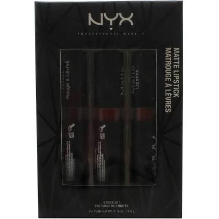 NYX Matte Confezione Regalo Rossetti 04 1 X 4.5 G Alabama + 1 X 4.5 G Perfect Red + 1 X 4.5 G Dark Era 3 NYX Matte Confezione Regalo Rossetti 04 1 X 4.5 G Alabama + 1 X 4.5 G Perfect Red + 1 X 4.5 G Dark Era