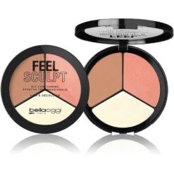BELLAOGGI FEEL SCULPT COUNTOURING VISO COLORE 001 DELICATE PEACH EUROSTYLE