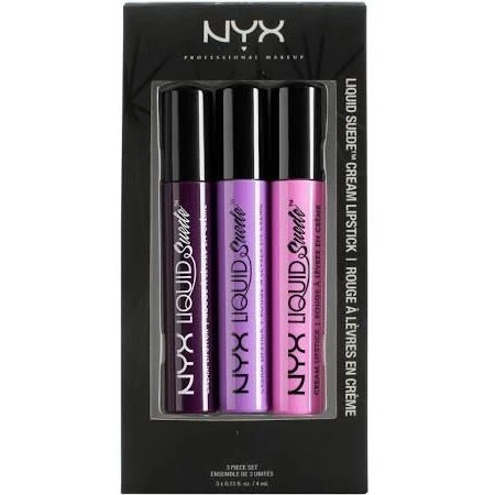 NYX Liquid Suede Cream Confezione Regalo Rossetti 3 X 5 Ml 3 NYX Liquid Suede Cream Confezione Regalo Rossetti 3 X 5 Ml