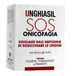 UNGHIASIL SOS ONICOFAGIA 12ML Per Dissuadere Dall'abitudine Di Rosicchiare Le Unghie MARCO VITI