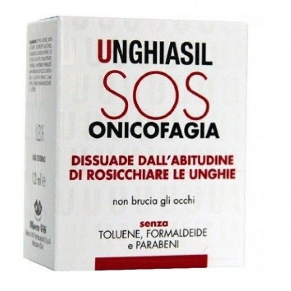 UNGHIASIL SOS ONICOFAGIA 12ML Per Dissuadere Dall'abitudine Di Rosicchiare Le Unghie MARCO VITI 3 UNGHIASIL SOS ONICOFAGIA 12ML Per Dissuadere Dall'abitudine Di Rosicchiare Le Unghie MARCO VITI