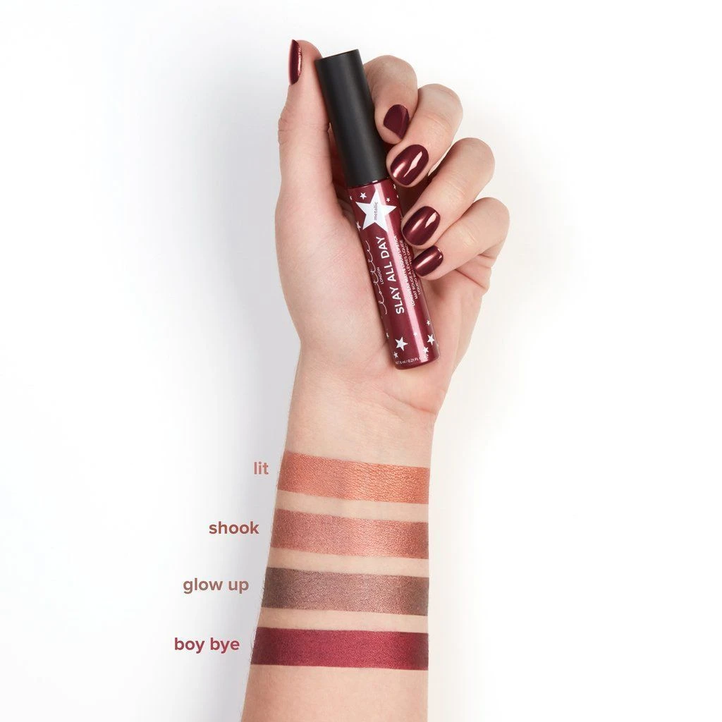 Lottie London Slay All Day Metallic Shook Rossetto Liquido 3 Lottie London Slay All Day Metallic Shook Rossetto Liquido