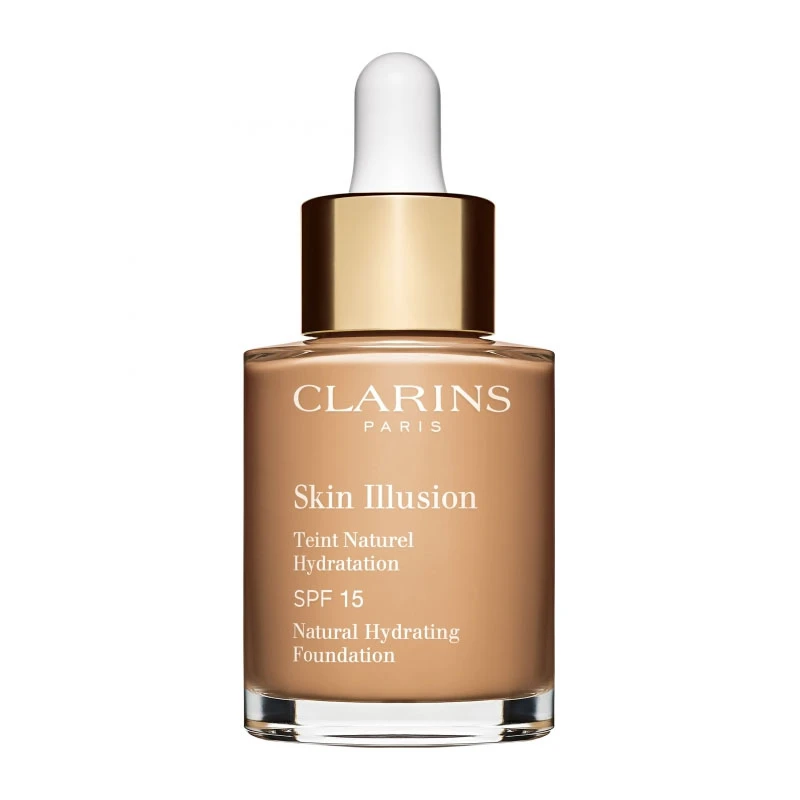 Clarins Skin Illusion Fondotinta 110 Honey 3 Clarins Skin Illusion Fondotinta 110 Honey