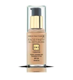 MAX FACTOR FONDOTINTA FACEFINITY ALL DAY FLAWLESS 3 IN 1 80 Bronze