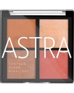 ASTRA PALETTE VISO ROMANCE OMBRETTO OCCHI Contour-Blush-Highlight 01 PEACH ROMANCE