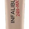 L'OREAL FONDOTINTA Make-up Trucco INFAILLIBLE 24H-MAT 12 ROSA NATURALE