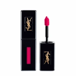 YVES SAINT LAURENT LABBRA Vernis A' Levres Vinyl Cream Gloss Rossetto Brillante 410 FUCHSIA LIVE