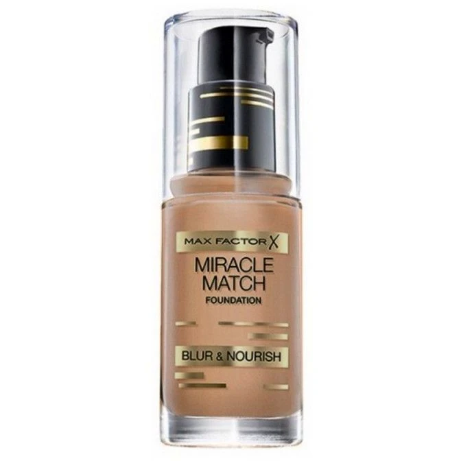 Max Factor Miracle Match Blur & Nourish N.79 Honey Beige Fondotinta Liquido 3 Max Factor Miracle Match Blur & Nourish N.79 Honey Beige Fondotinta Liquido