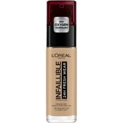 L'Oreal Paris Infaillible Infaillible 24H Fresh Wear Foundation FONDOTINTA 135 Radiant Beige 30ml