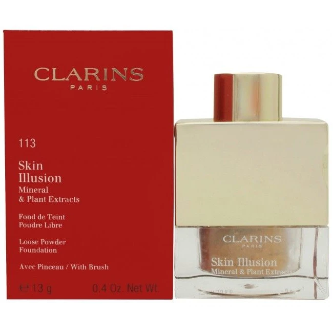 Clarins Skin Illusion 113 Chestnut Fondotinta In Polvere Minerale 3 Clarins Skin Illusion 113 Chestnut Fondotinta In Polvere Minerale