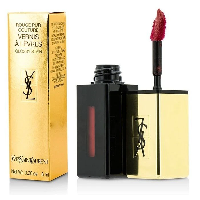 Yves Saint Laurent Rouge Pur Couture Glossy Stain N.301 Le Rouge Rossetto Liquido 3 Yves Saint Laurent Rouge Pur Couture Glossy Stain N.301 Le Rouge Rossetto Liquido