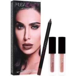 Huda Beauty Spice Girl & Venus Lip Contour Confezione Regalo 2 X 1.9 Ml Rossetto Liquido + 1.2 G Matita Labbra